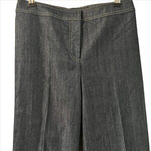 St. John Women's Flat Front Straight Leg Denim Jeans Size 4 EUC‎